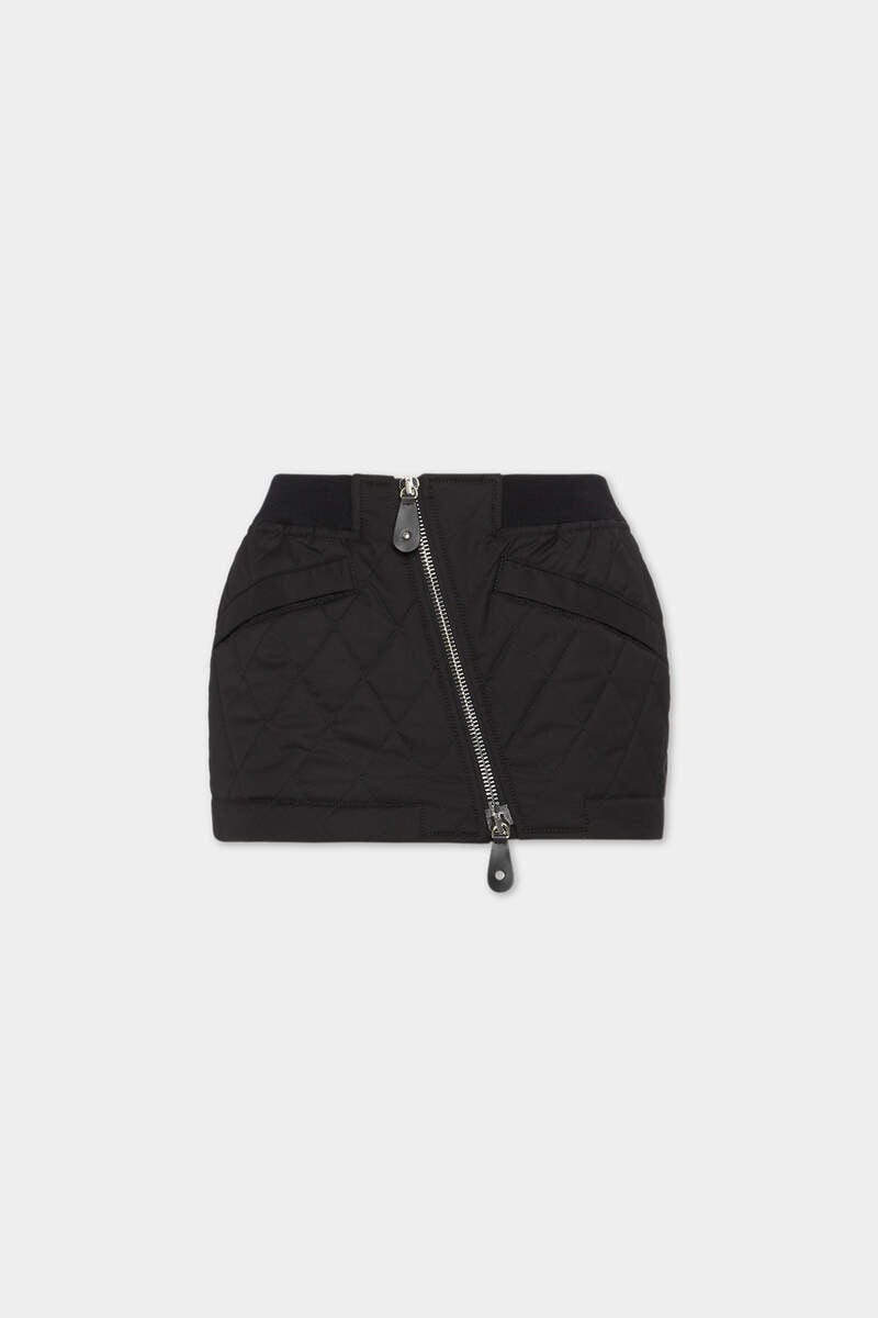 QUILTED MINI SKIRT 1