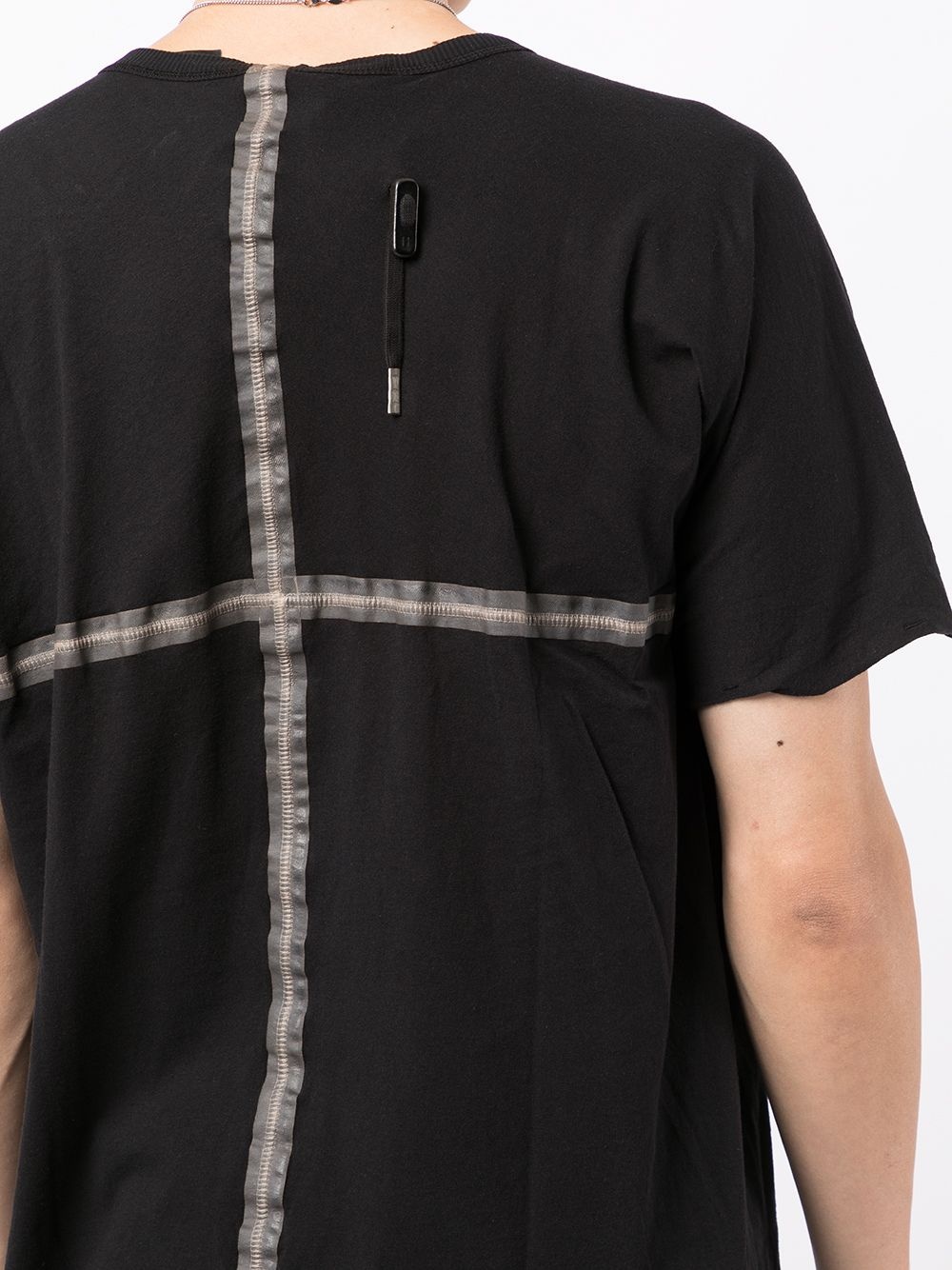 seam-detail T-shirt - 5