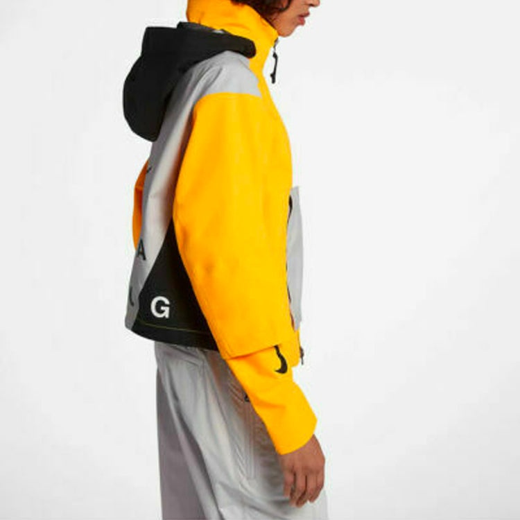 (WMNS) Nike Lab Acg Deploy GORE-TEX Jacket For Yellow AJ0954-845 - 6