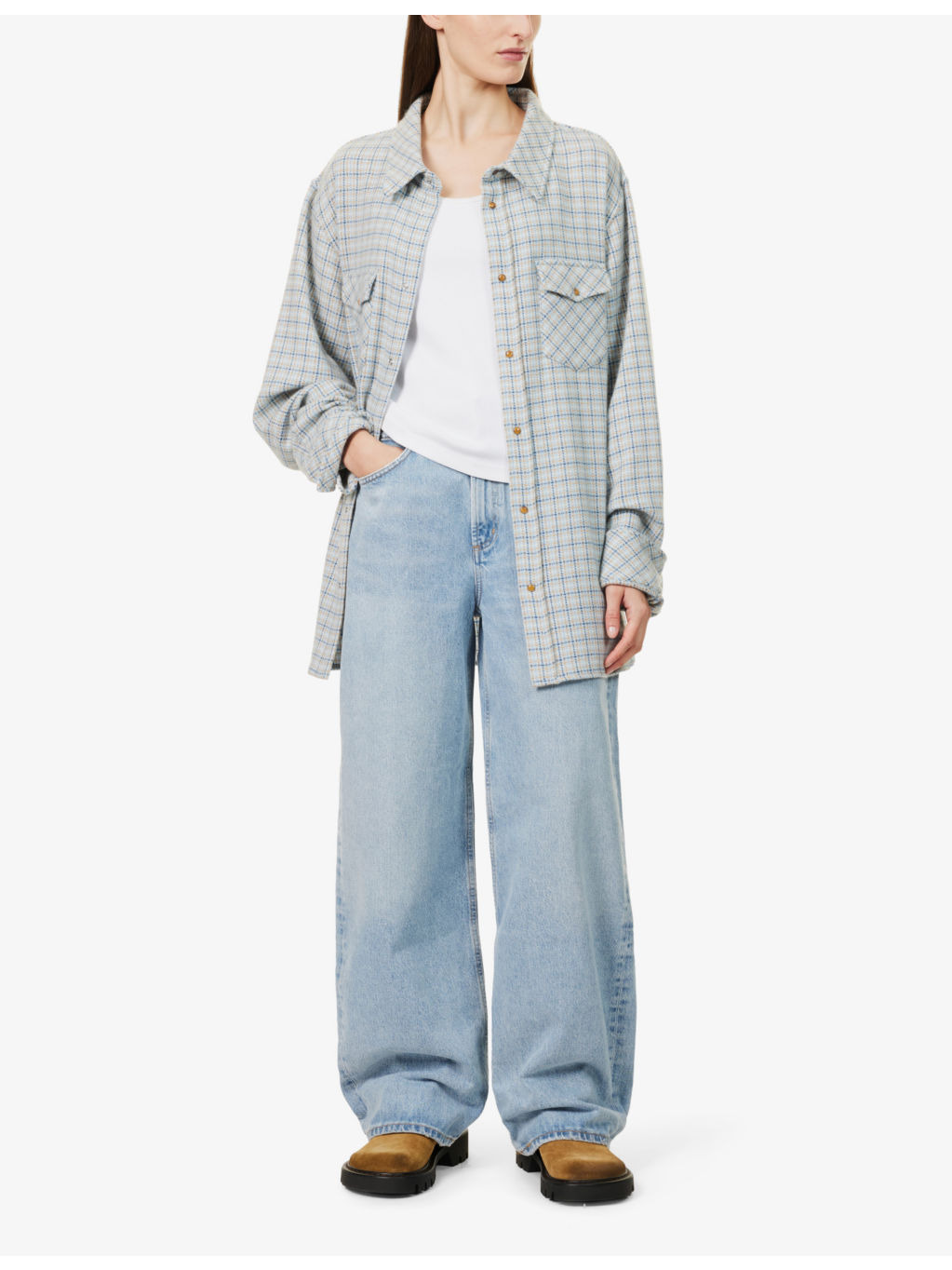 Low Curve mid-rise straight-leg denim jeans - 2