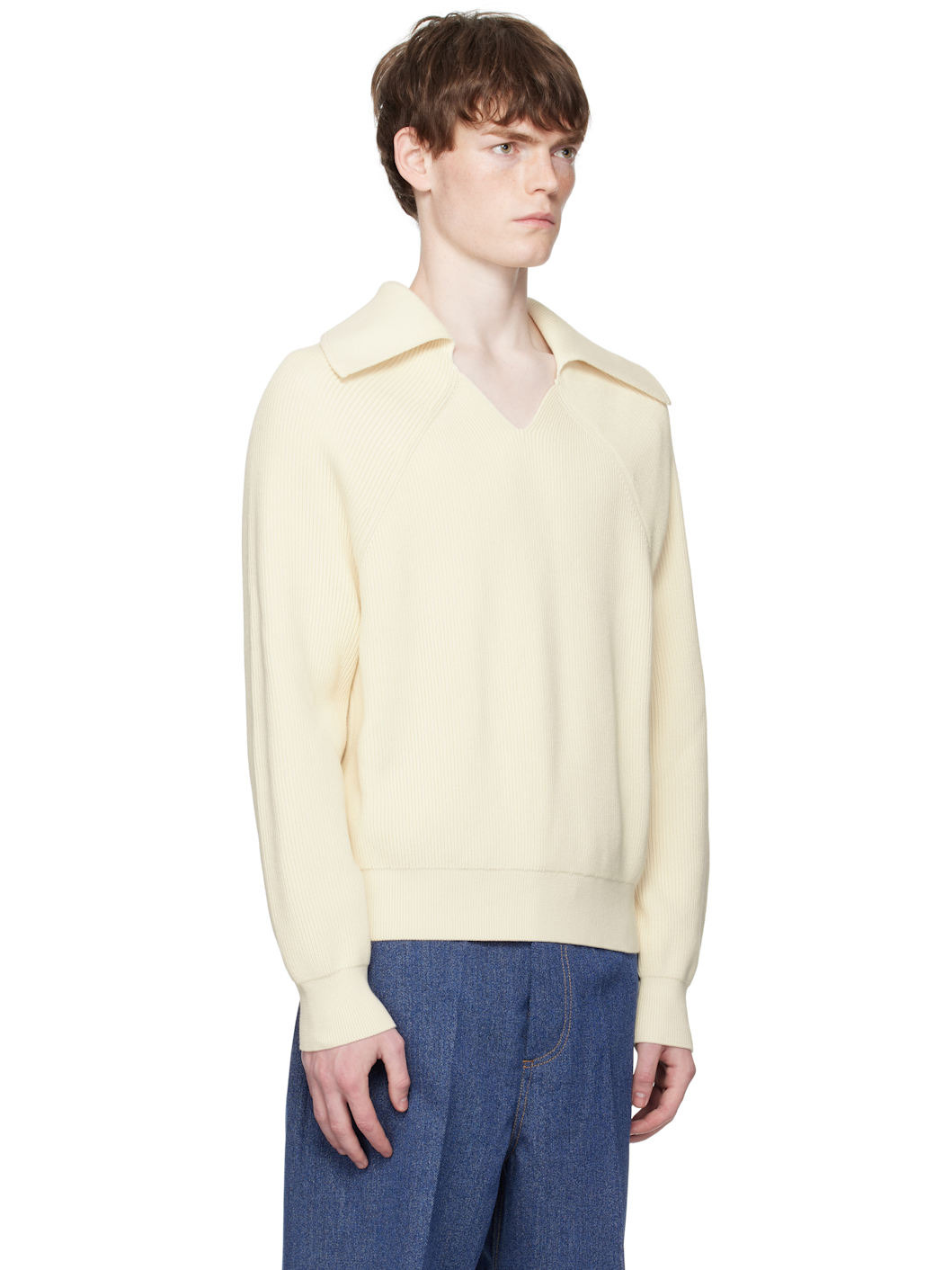Off-White English Rib Sweater - 2