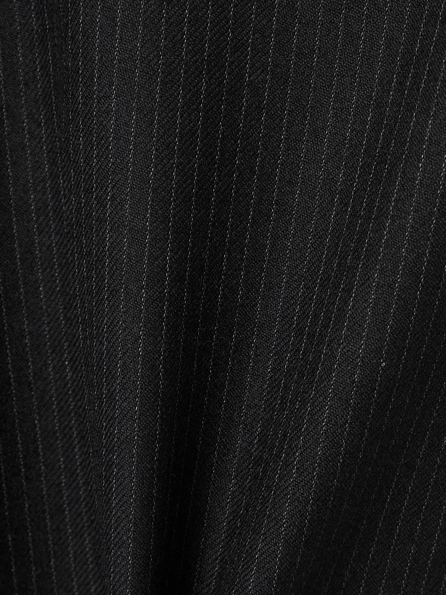 Rudy pinstriped woven wide-leg pants Black - 5