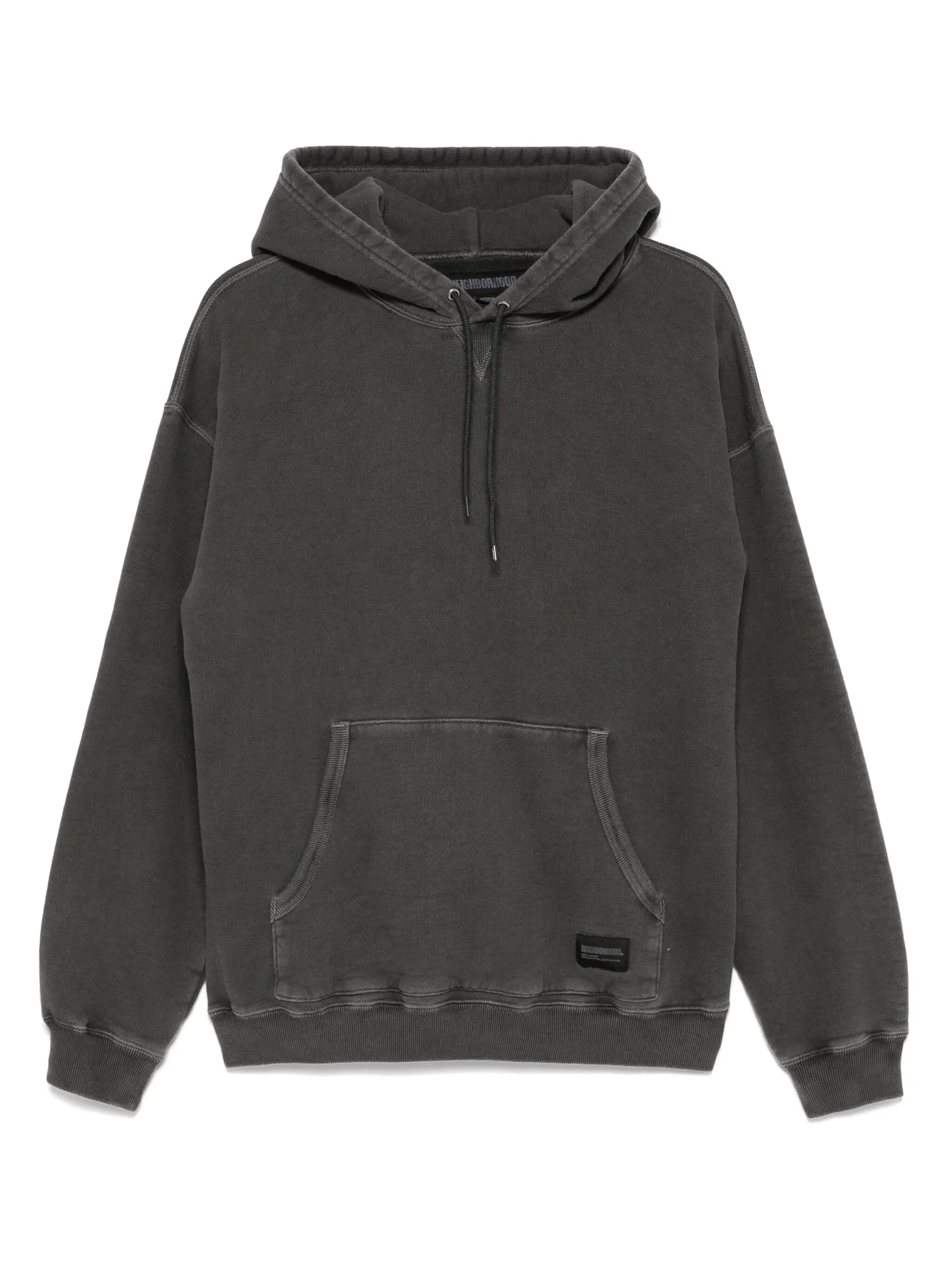 dyed sweat hoodie - 1
