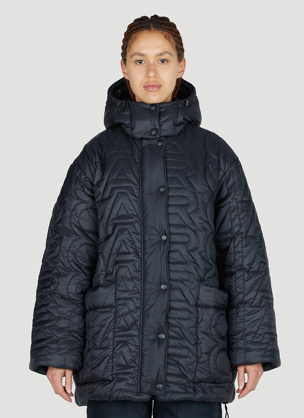 Marc Jacobs Women Monogram Quilted Puffer Coat - 1