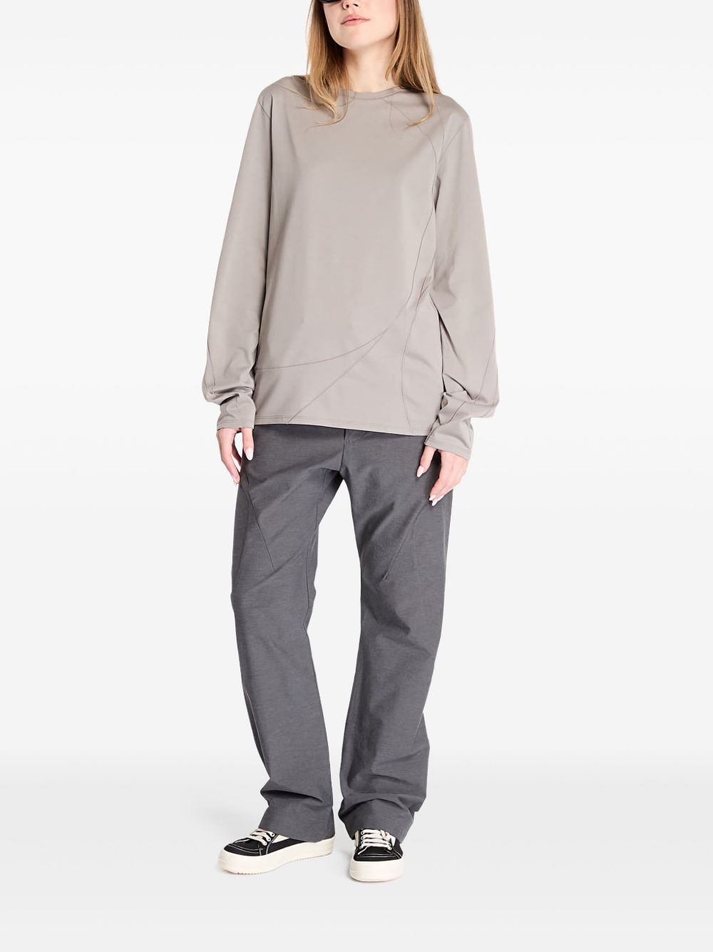 cotton-blend T-shirt - 3