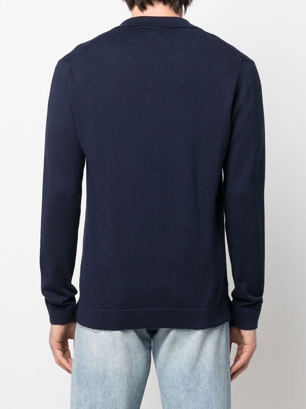 knit polo jumper - 4
