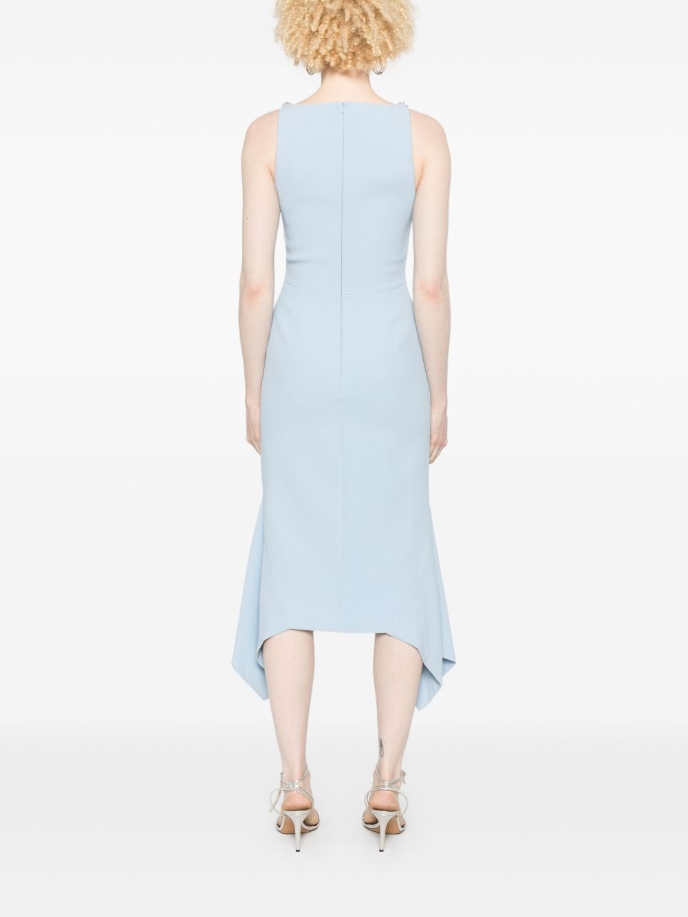 crystal-embellished midi dress - 4