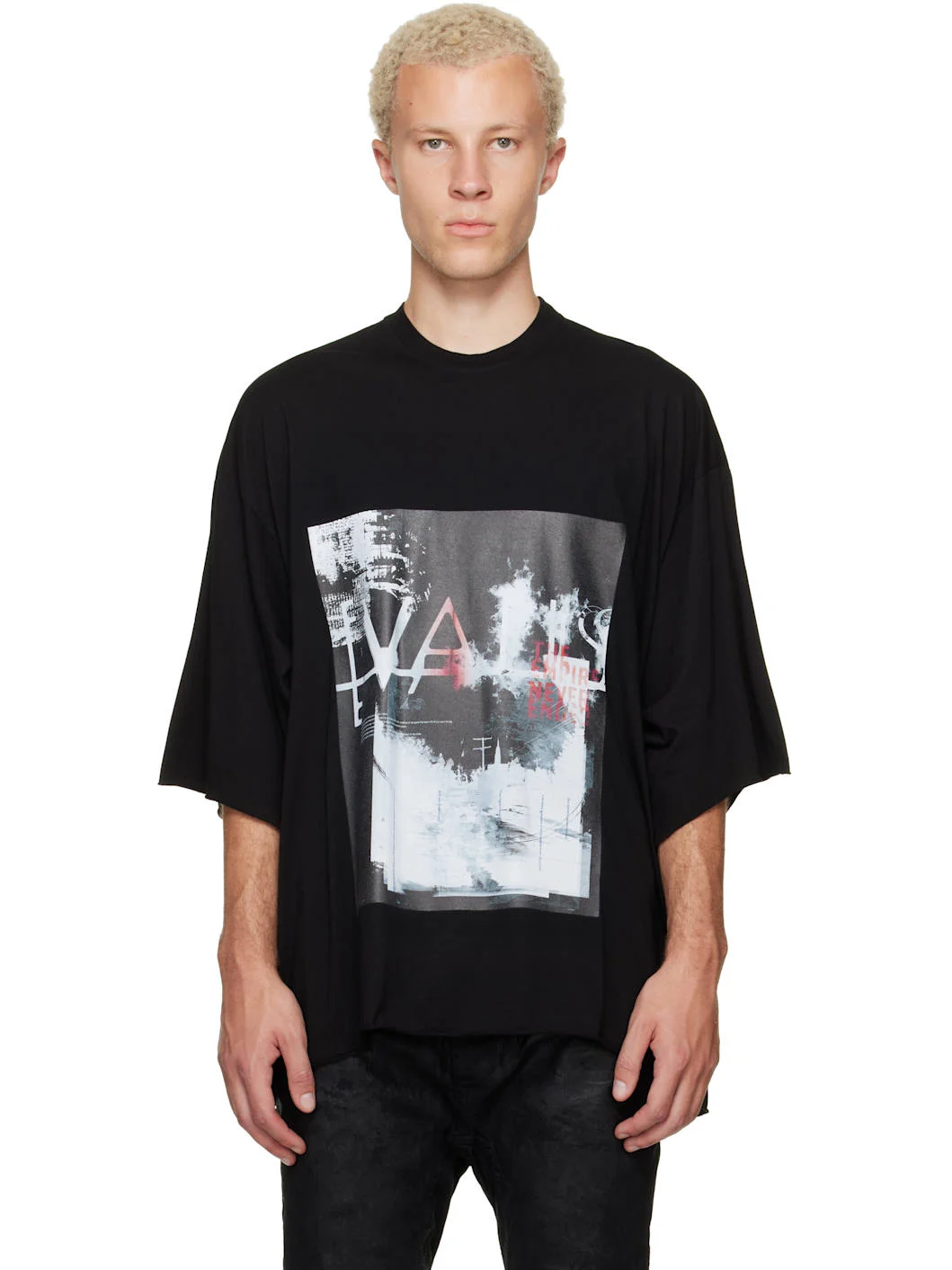 Black 'Valis' Over T-shirt - 1