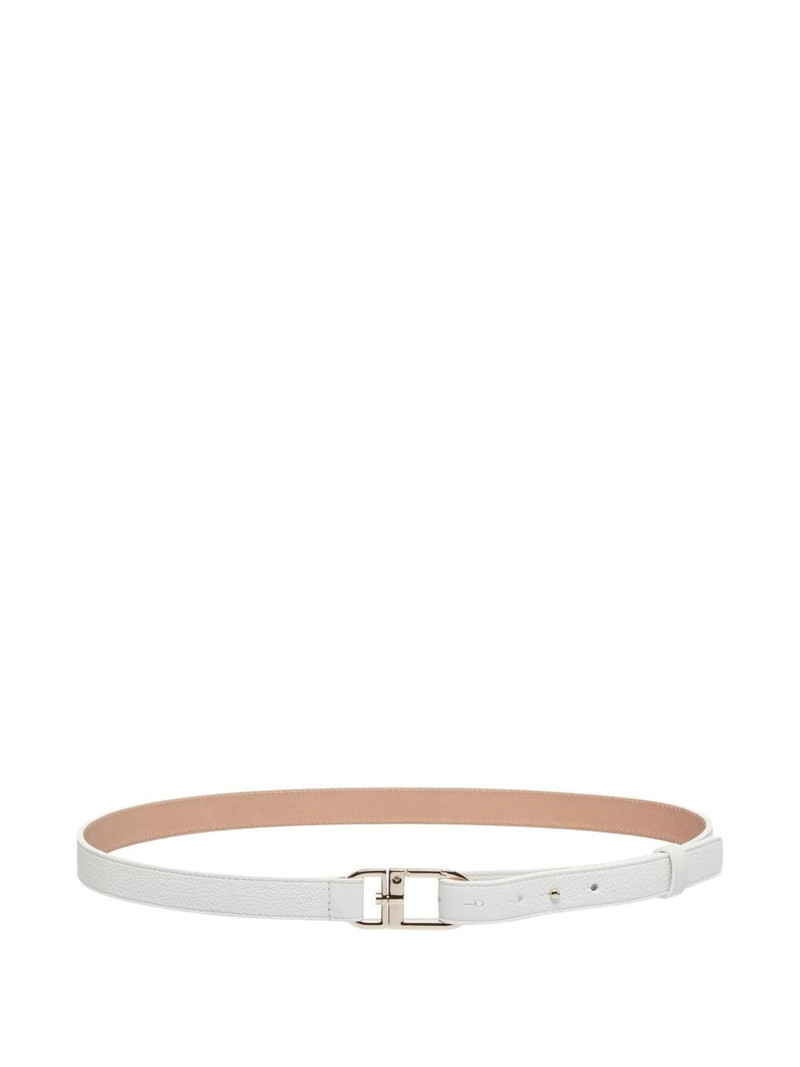 pebbled-leather buckle belt 1