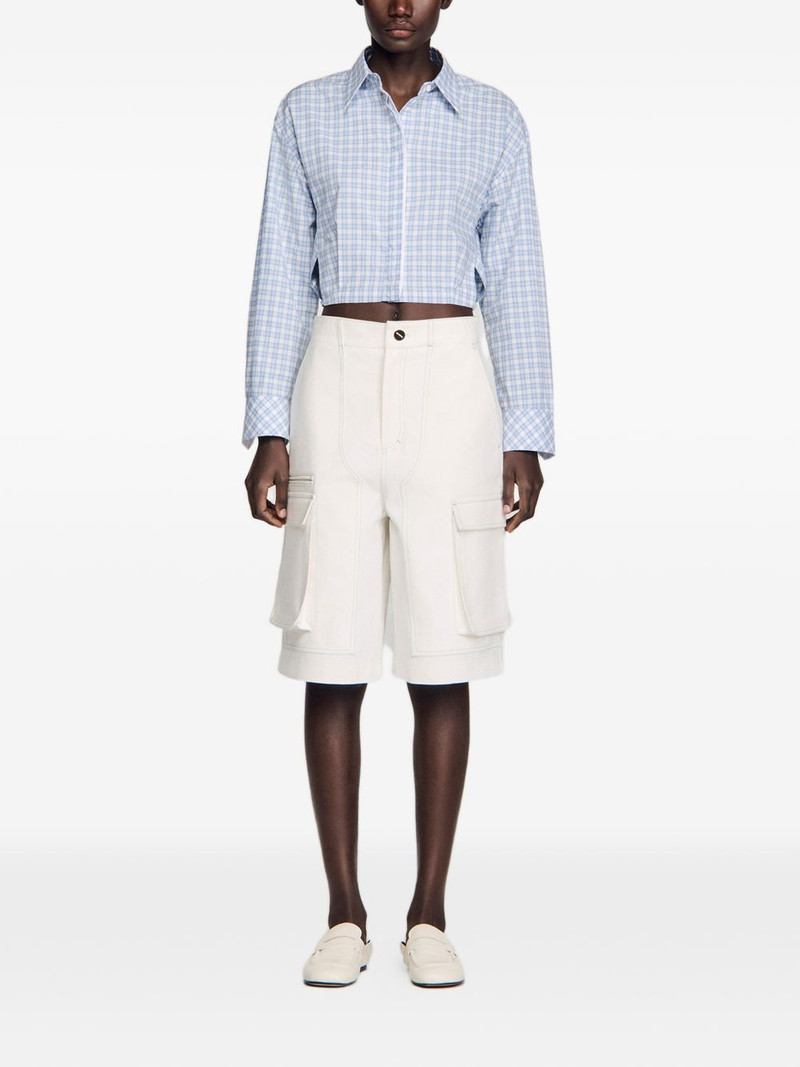 Sandro cargo-pocket shorts outlook