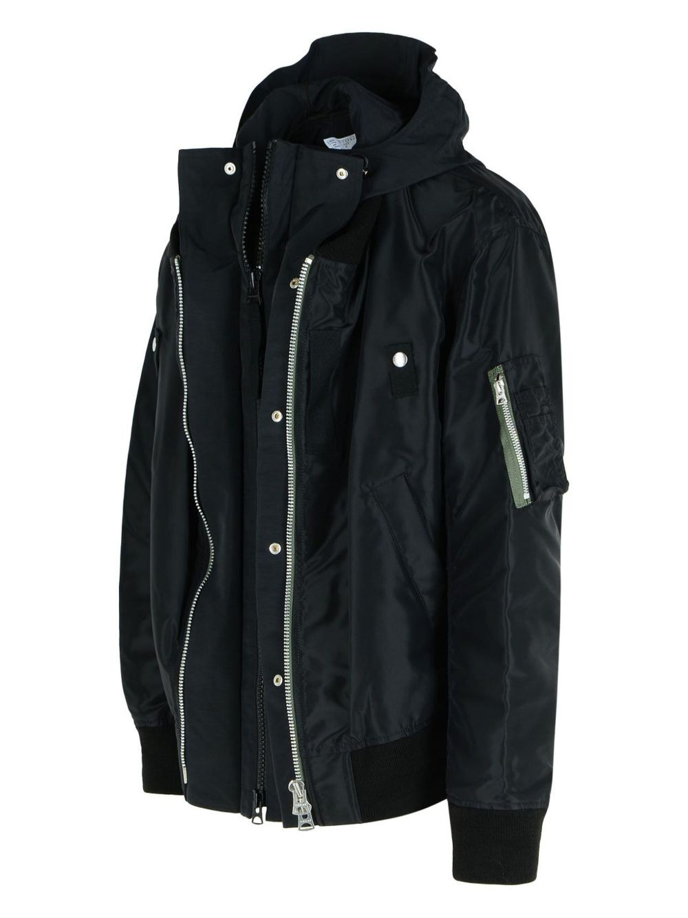 zip-front hooded jacket - 3