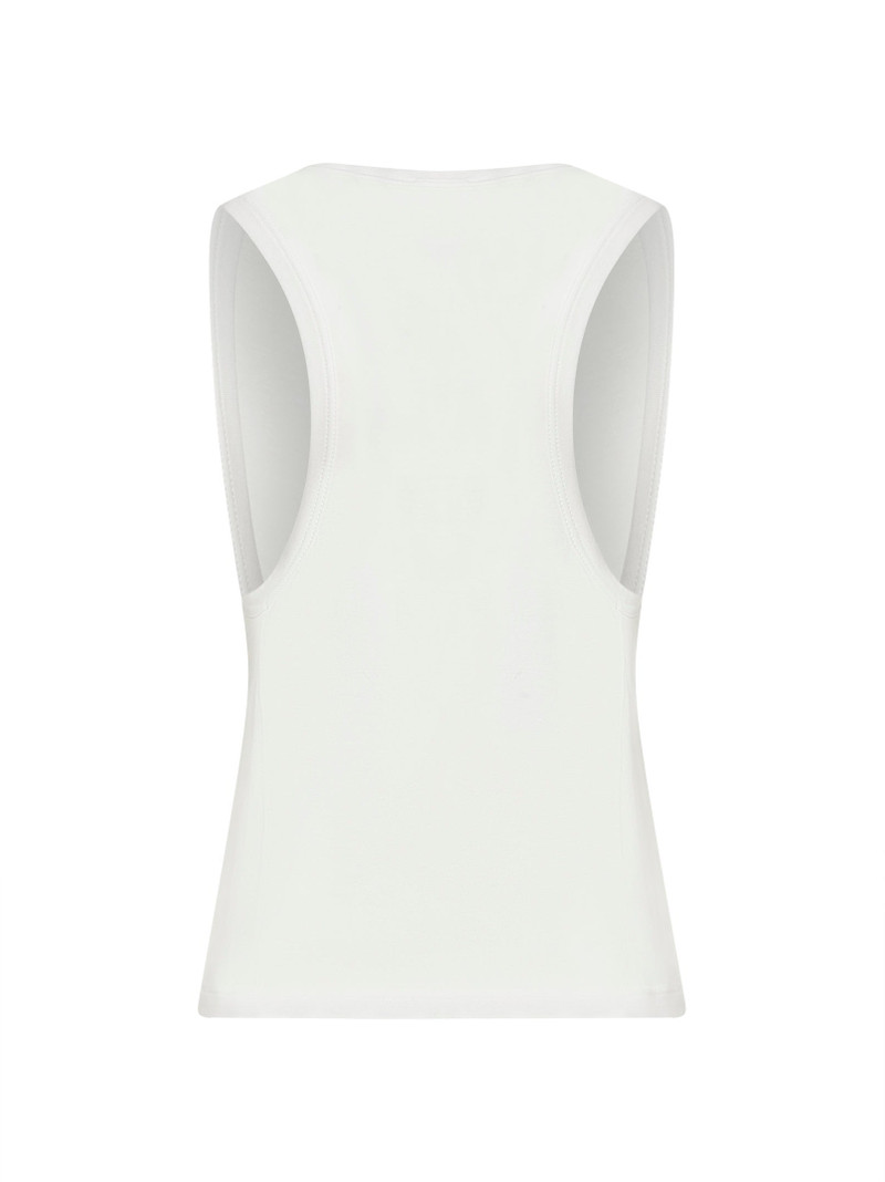 CO Ivory slub jersey loose tank top outlook