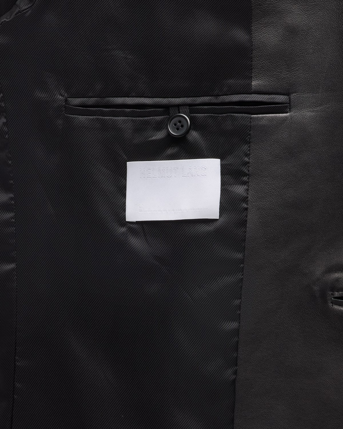 Men's Leather Classic Blazer - 6