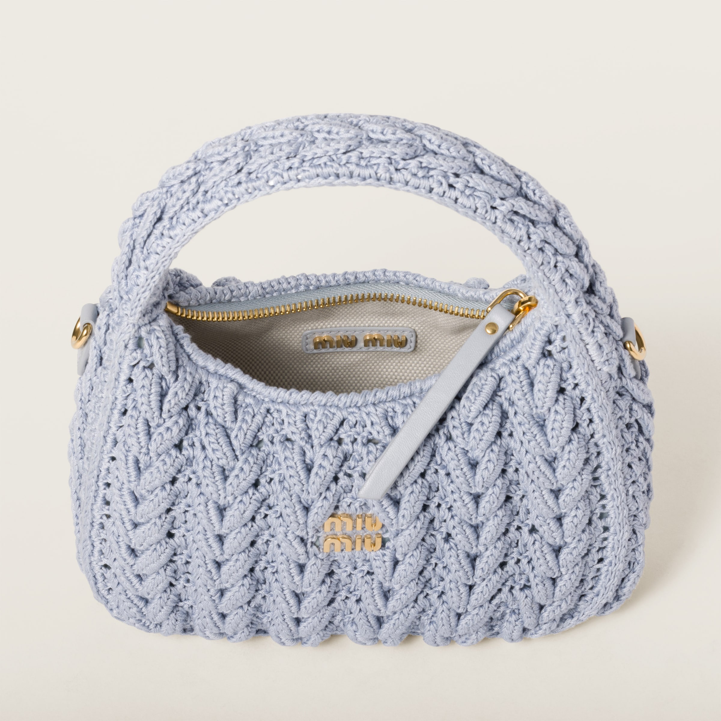 Wander woven cotton hobo bag - 6