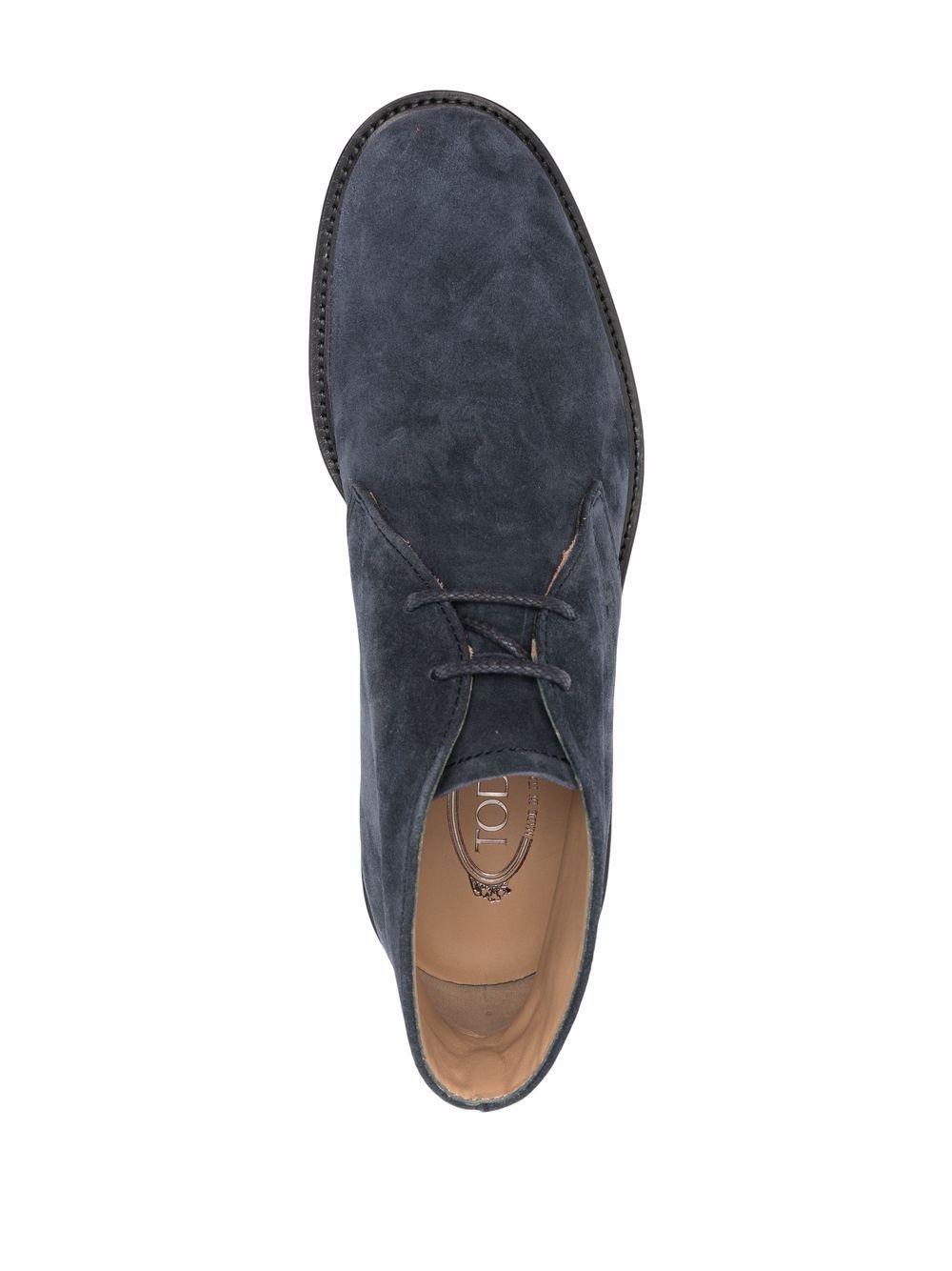 lace-up suede boots - 4