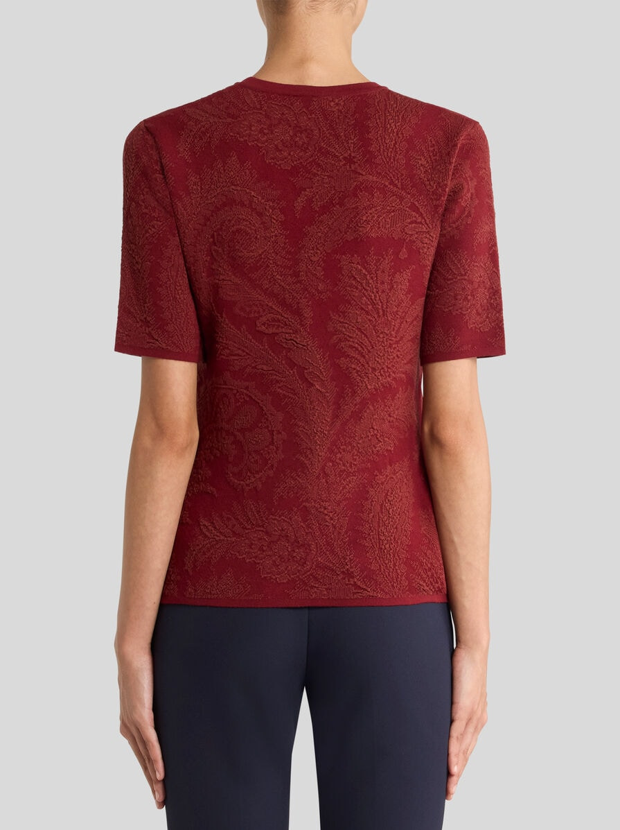 COTTON-BLEND JACQUARD SWEATER - 5