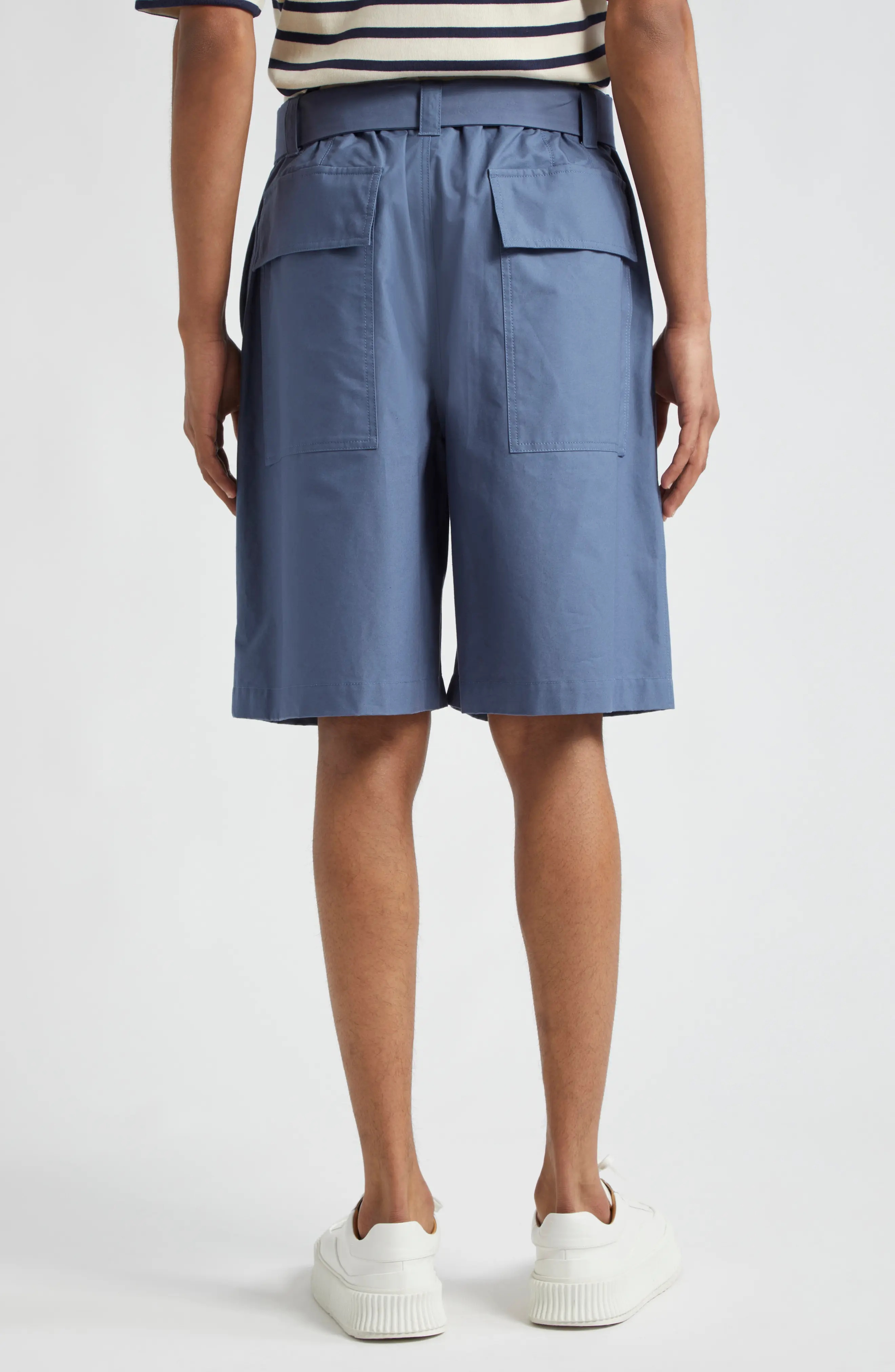 Belted Cargo Trouser Shorts - 2