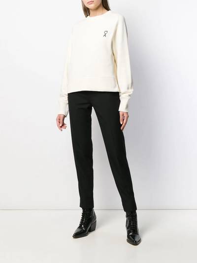 AMI Paris cigarette-leg trousers outlook