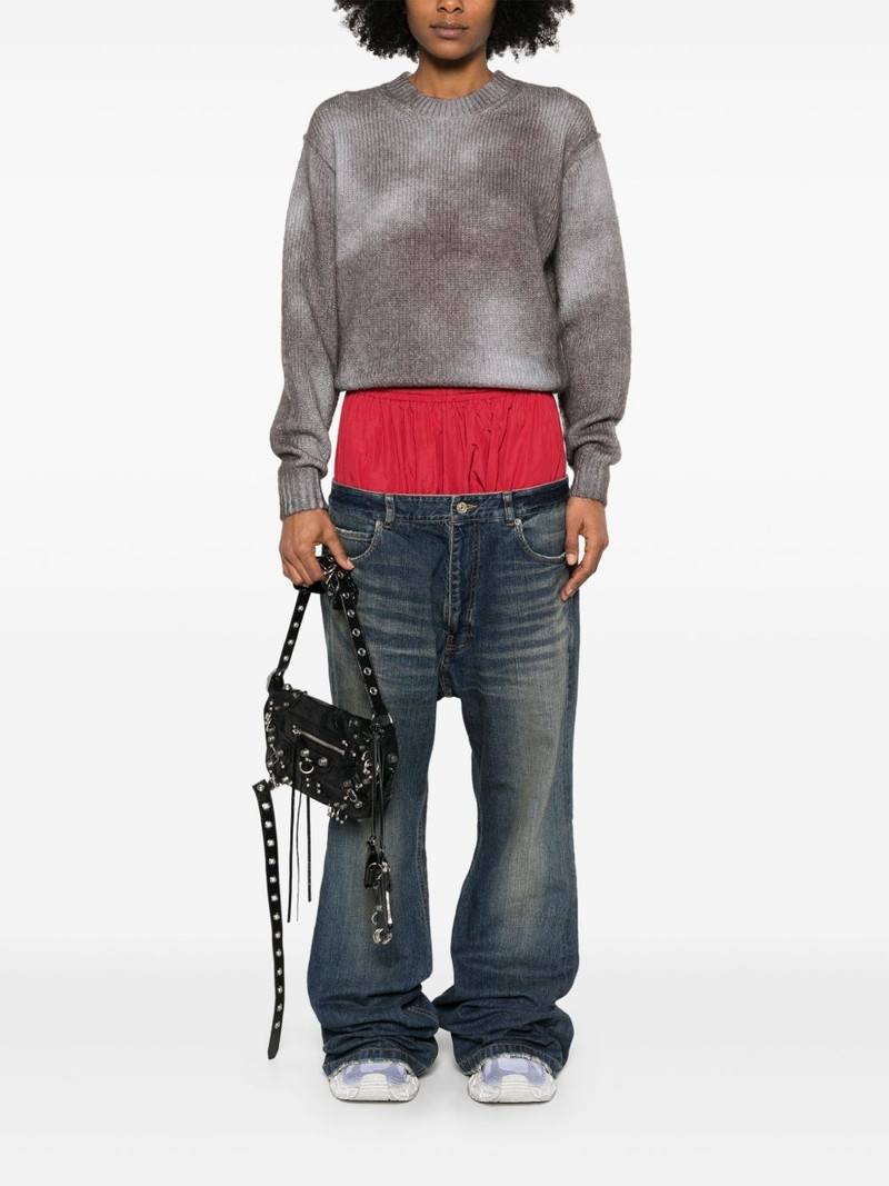 BALENCIAGA layered jeans outlook