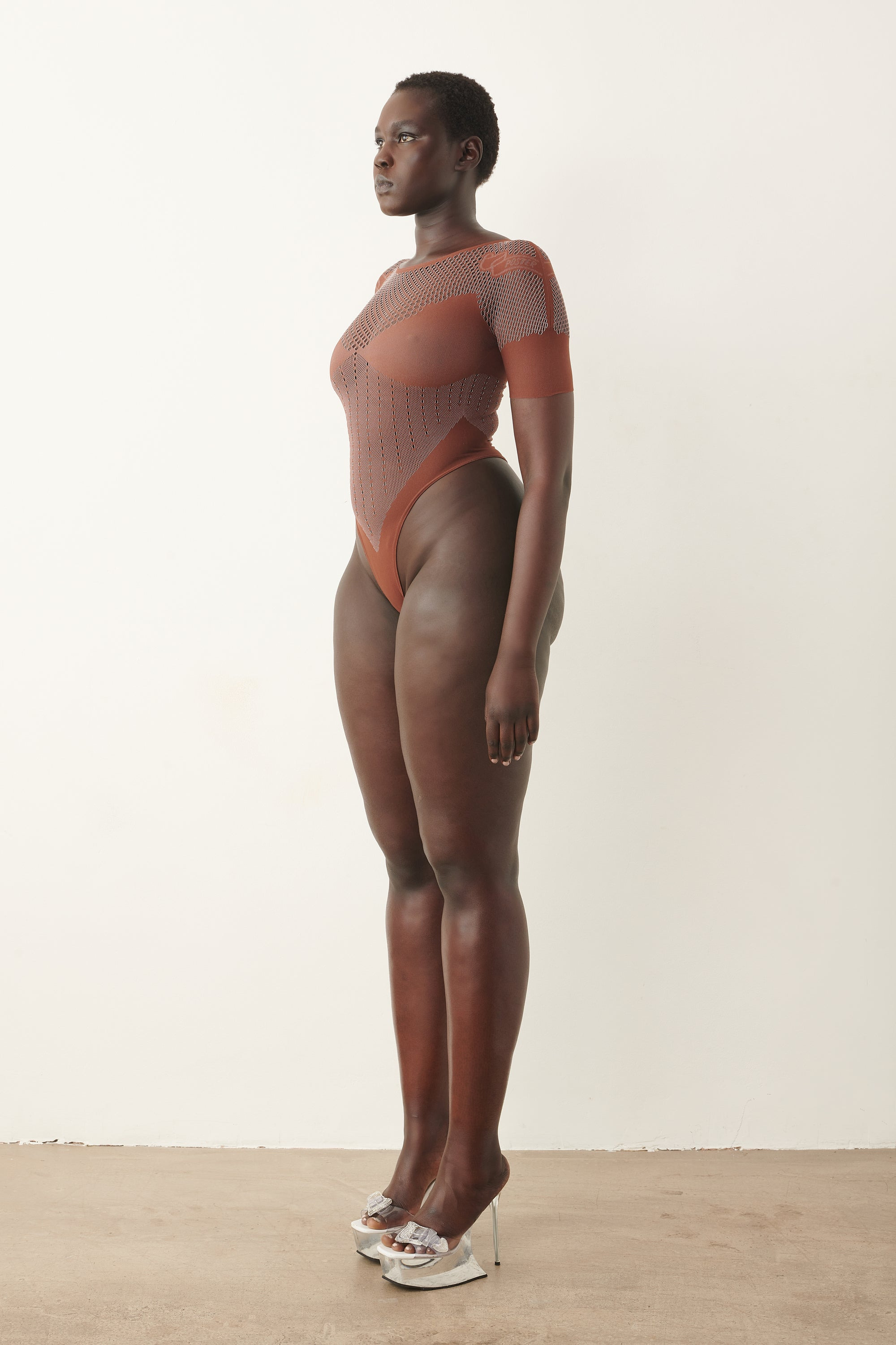 VIVIAN BODYSUIT OLD MONEY BROWN - 5
