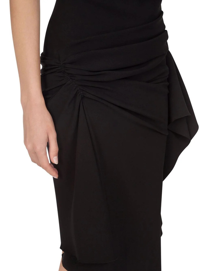 draped detail dress 5