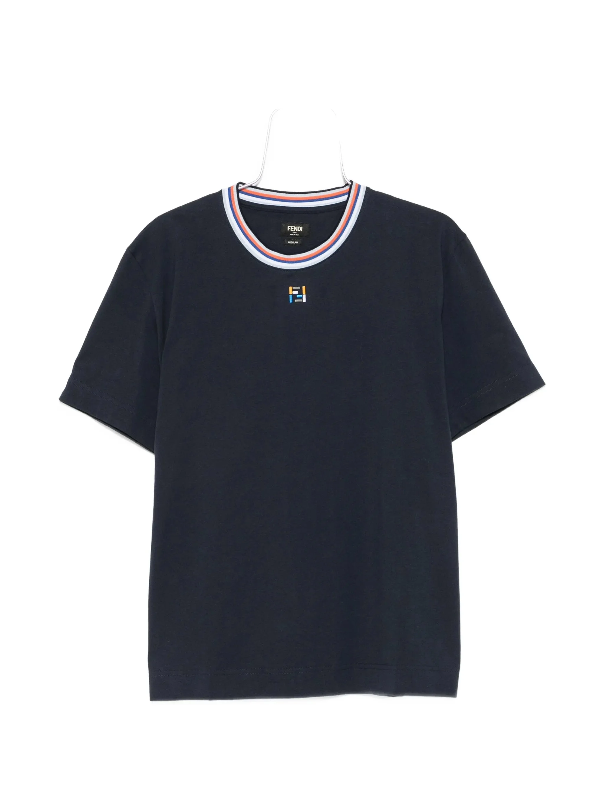 Fendi FF-embroidered T-shirt - 1