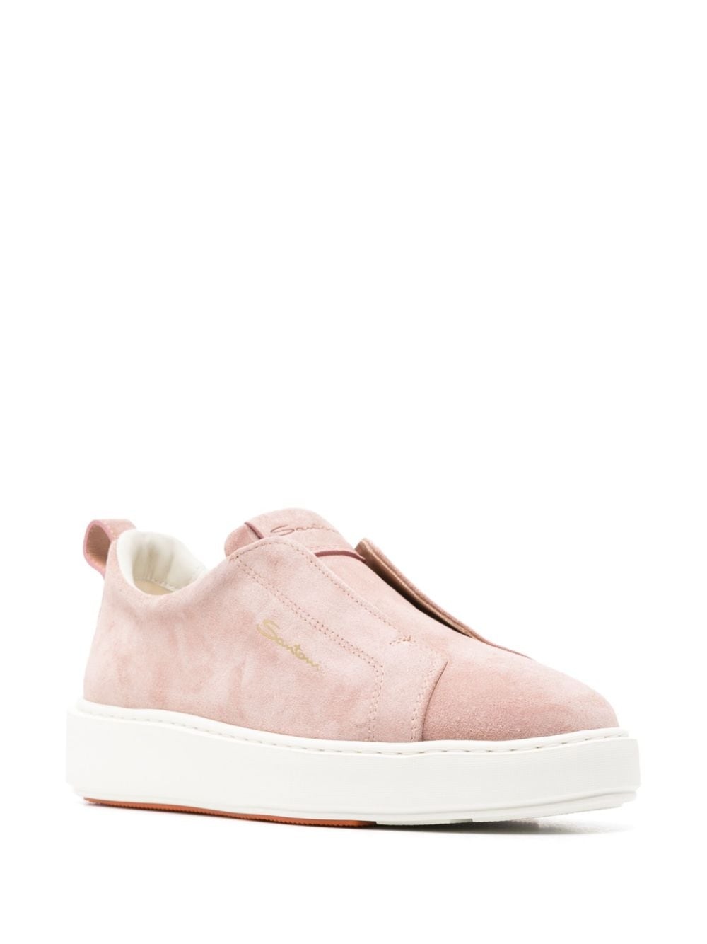 slip-on suede sneakers - 2