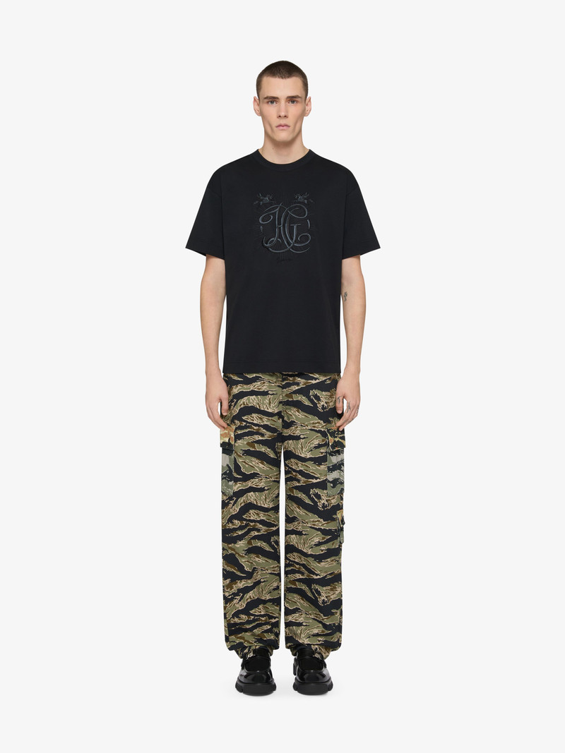Givenchy CARGO PANTS IN COTTON WITH CAMO PRINT outlook