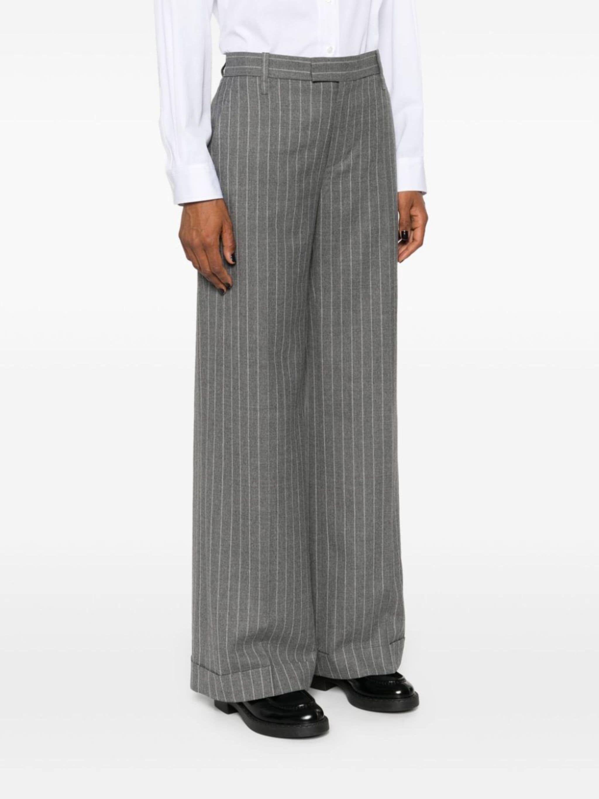 striped tailored trousers - 3