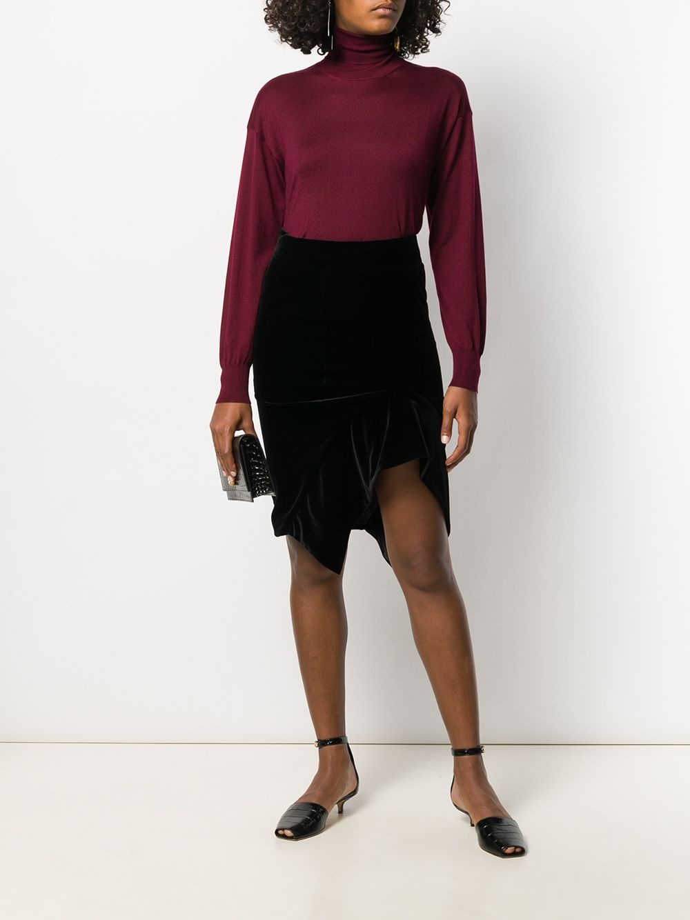 turtle neck sweater - 2