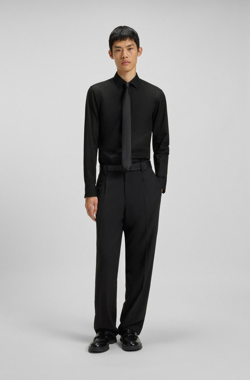 HUGO EASY-IRON SLIM-FIT SHIRT IN COTTON POPLIN outlook
