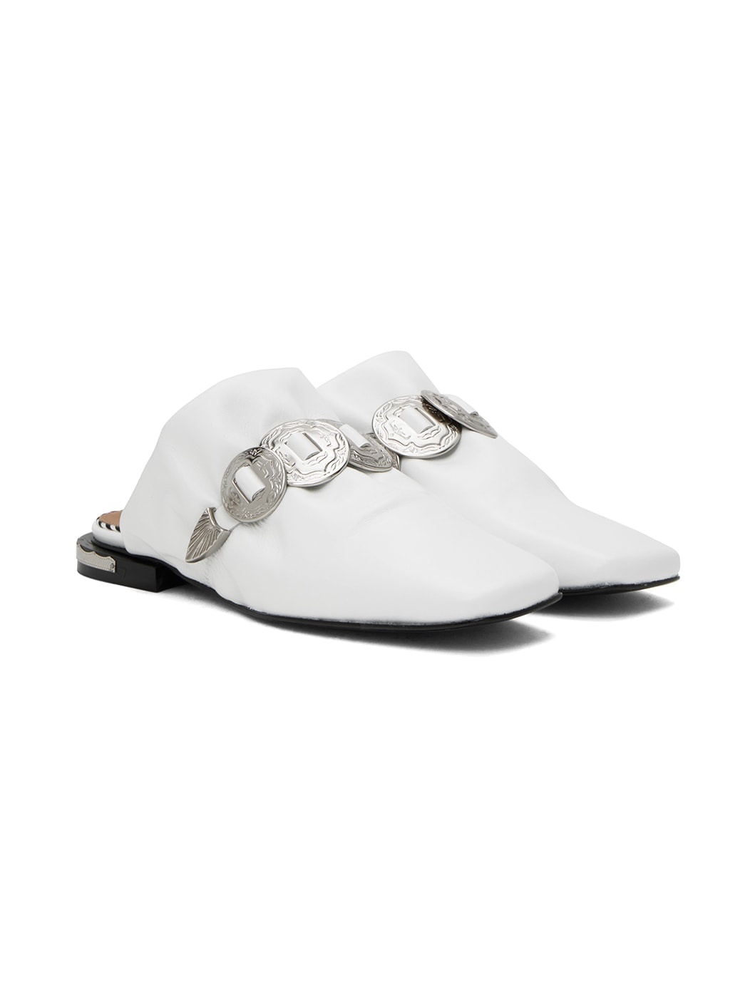 SSENSE Exclusive White Loafers - 4