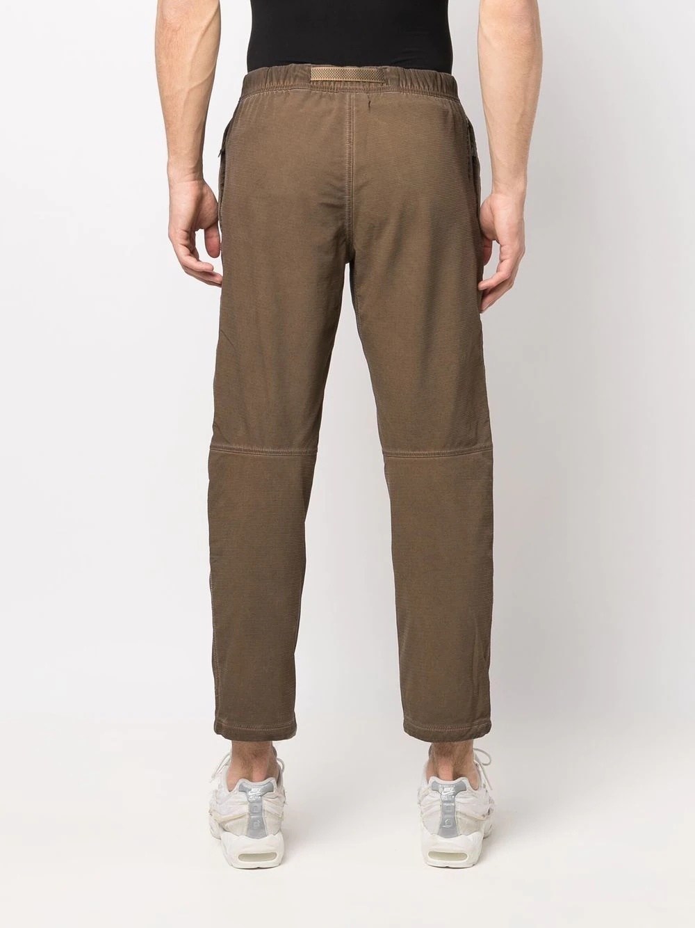 embroidered-logo trousers - 4