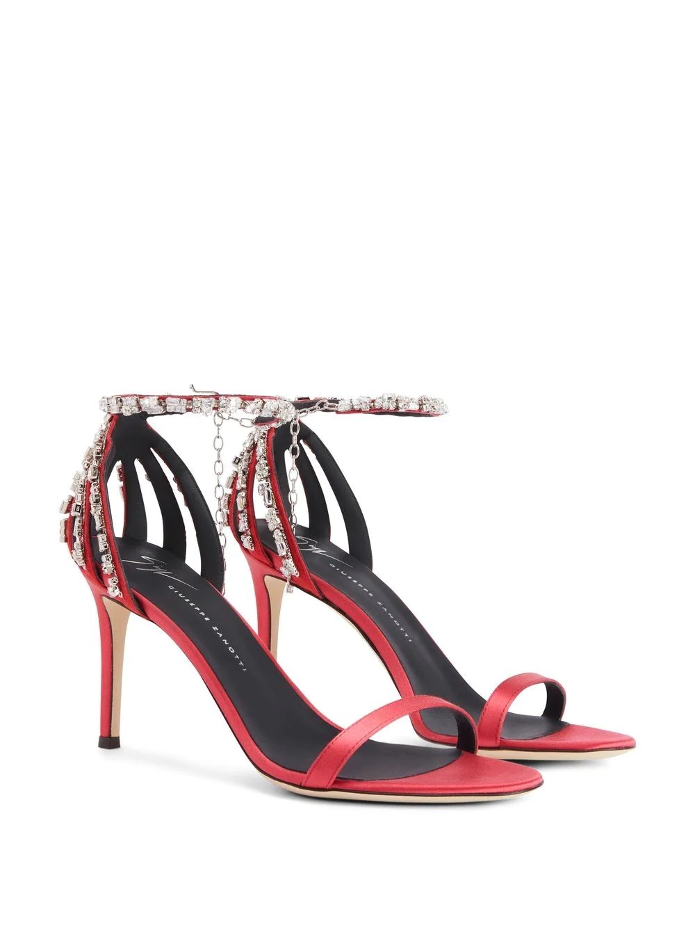 Adele crystal 85mm sandals - 2
