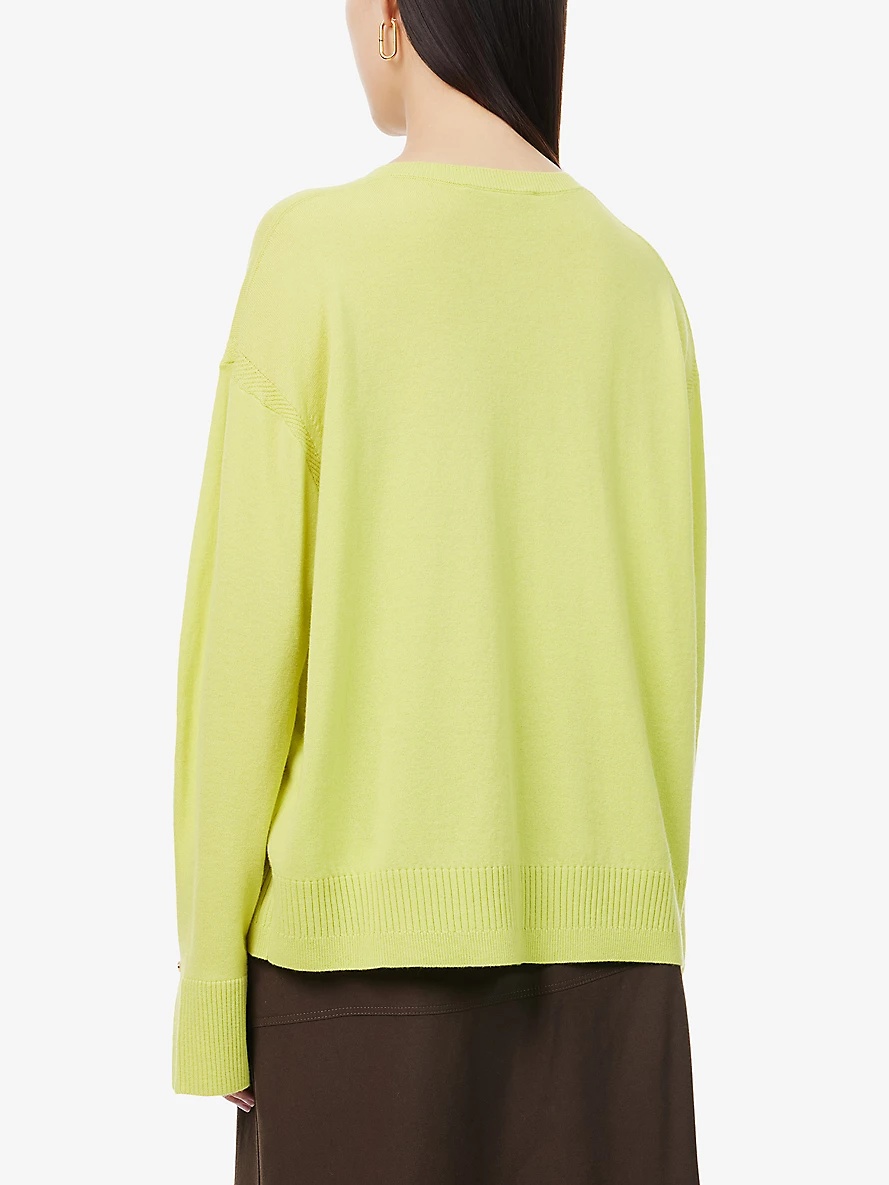 Iconic plaque-embellishment wool jumper - 4