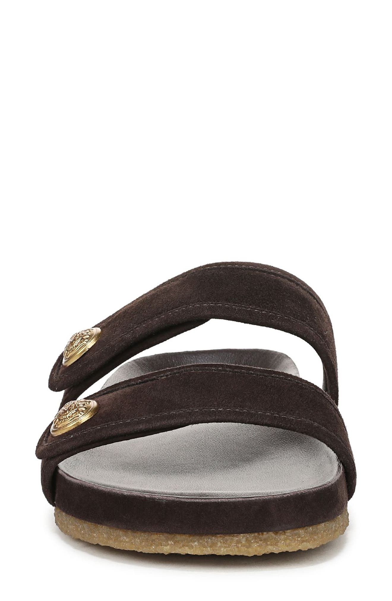 Veronica Beard Percey Slide Sandal in Espresso at Nordstrom - 4