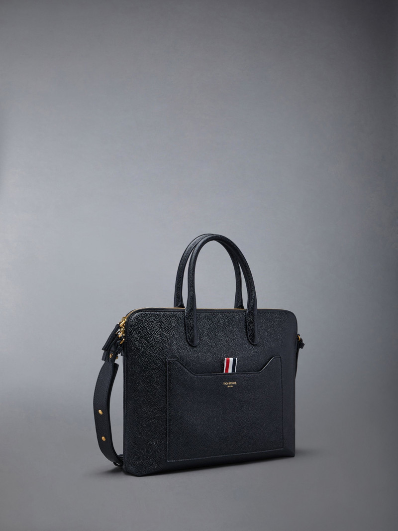 Thom Browne Pebble Grain Briefcase outlook