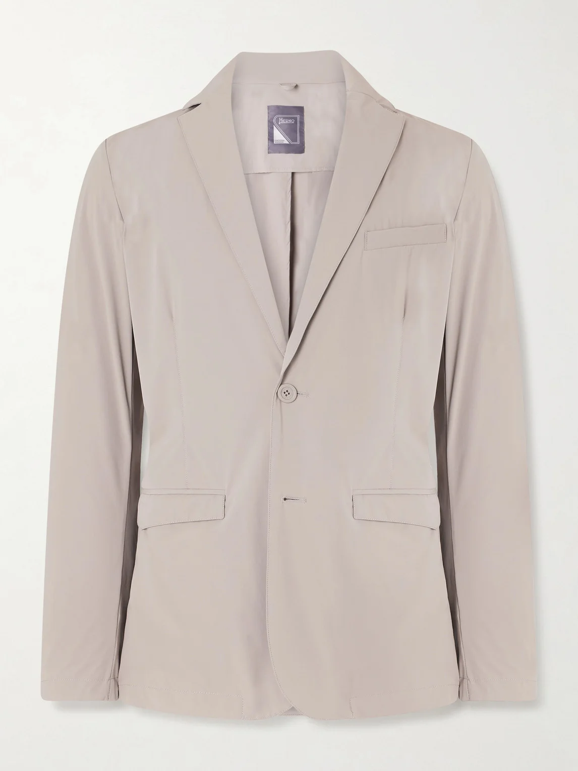 Slim-Fit Shell Blazer - 1
