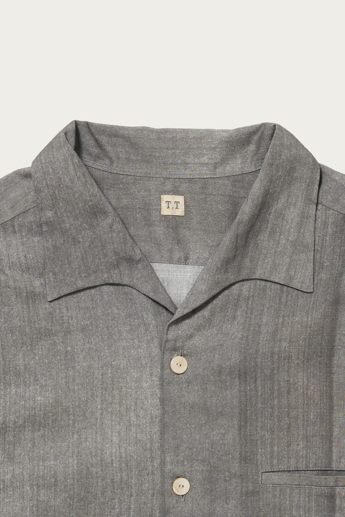Lot. 108 50S Italian Collar Shirt - Hand Drawn Sumi - 2