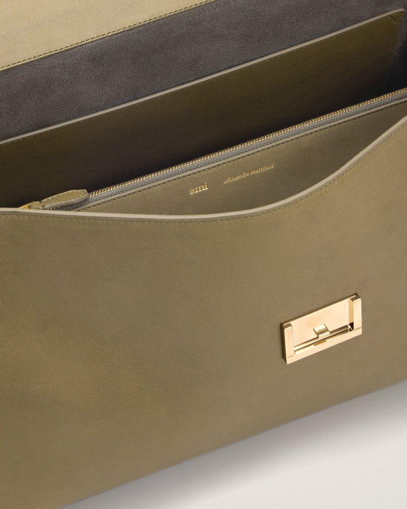 GREEN SMOOTH LEATHER MIMI BAG 6
