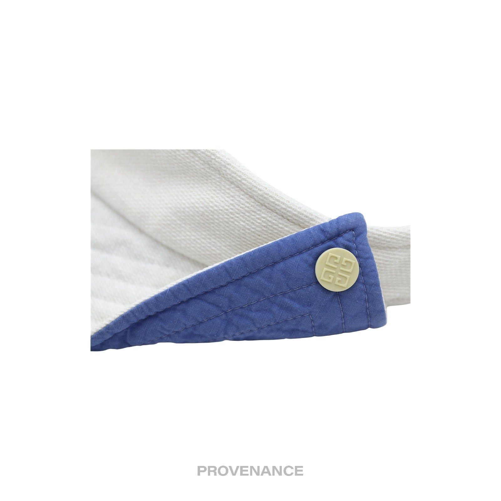 Givenchy Play Logo Embroidered Visor - White/Blue - 10