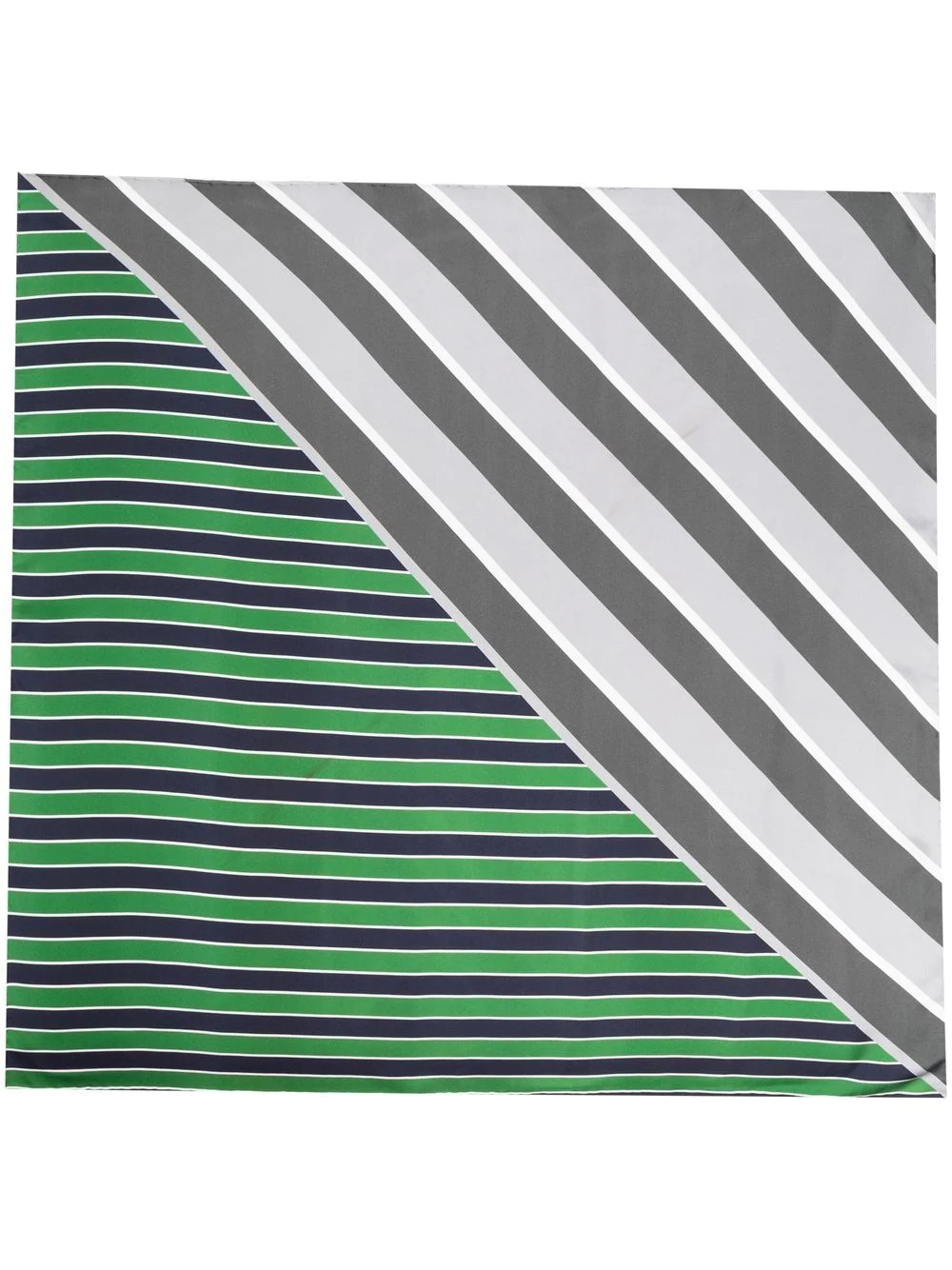 striped silk scarf - 4