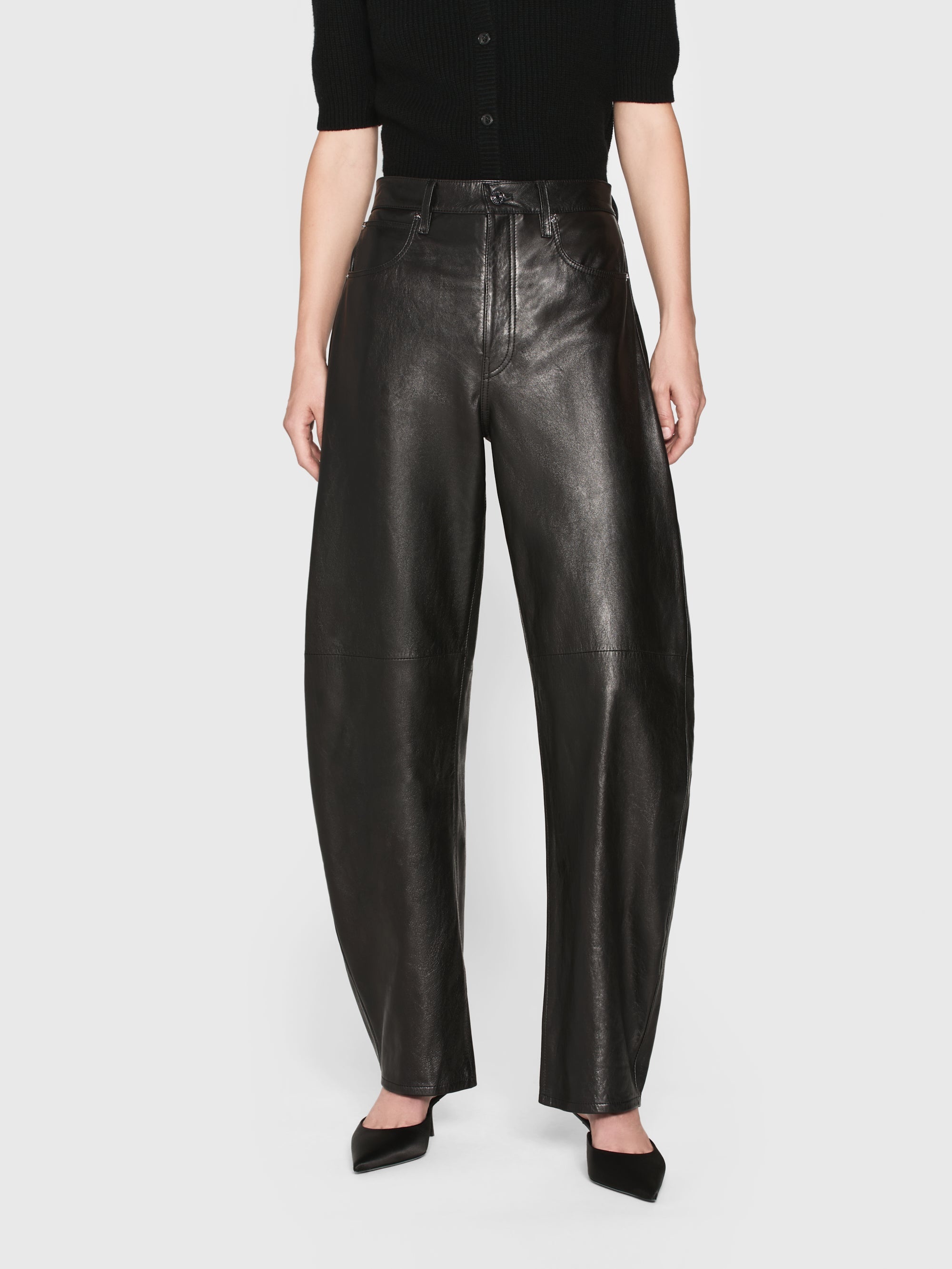 The Leather Bubble in Black - 3