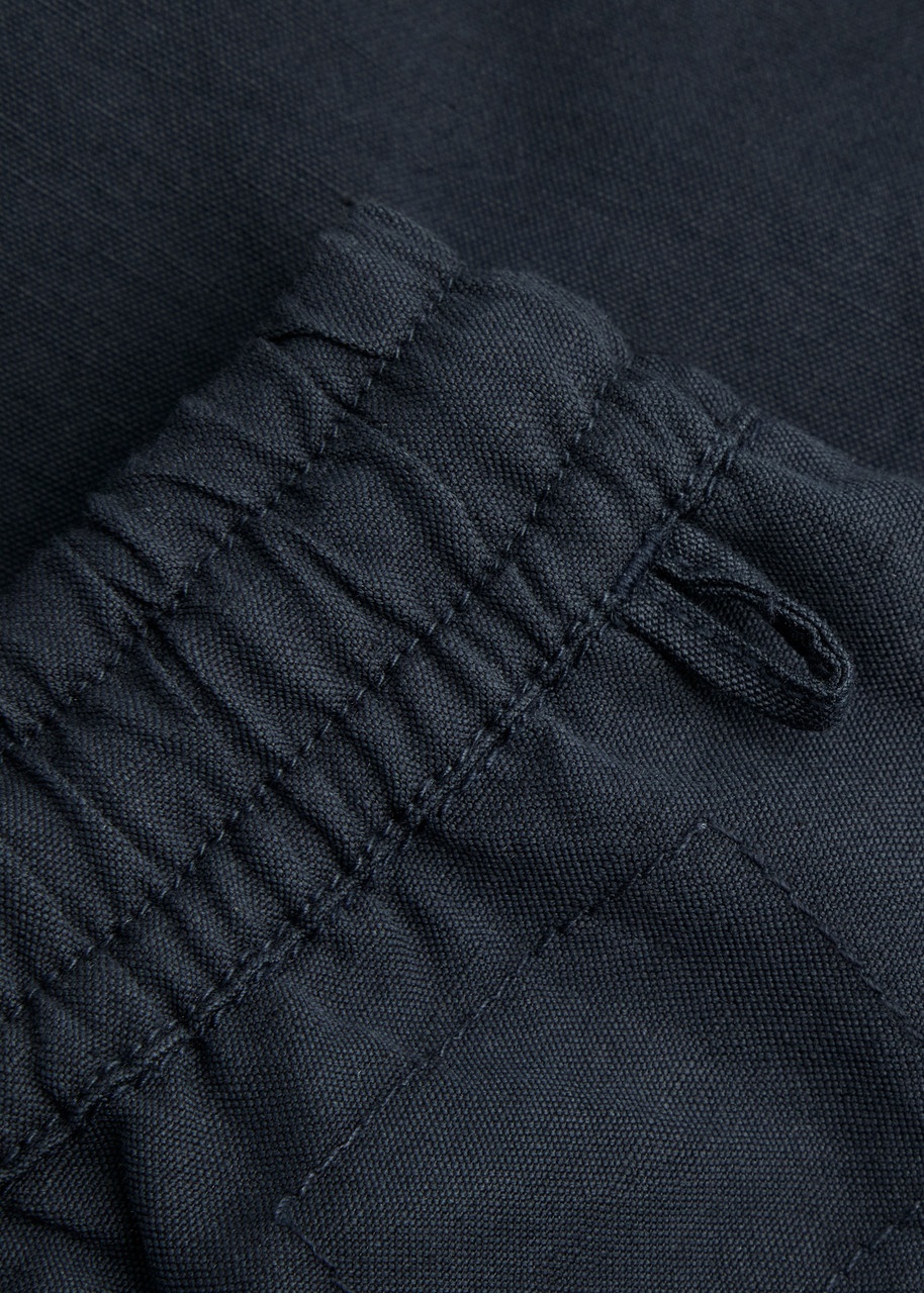 Universal Works Simple Linen-blend Shorts - 5