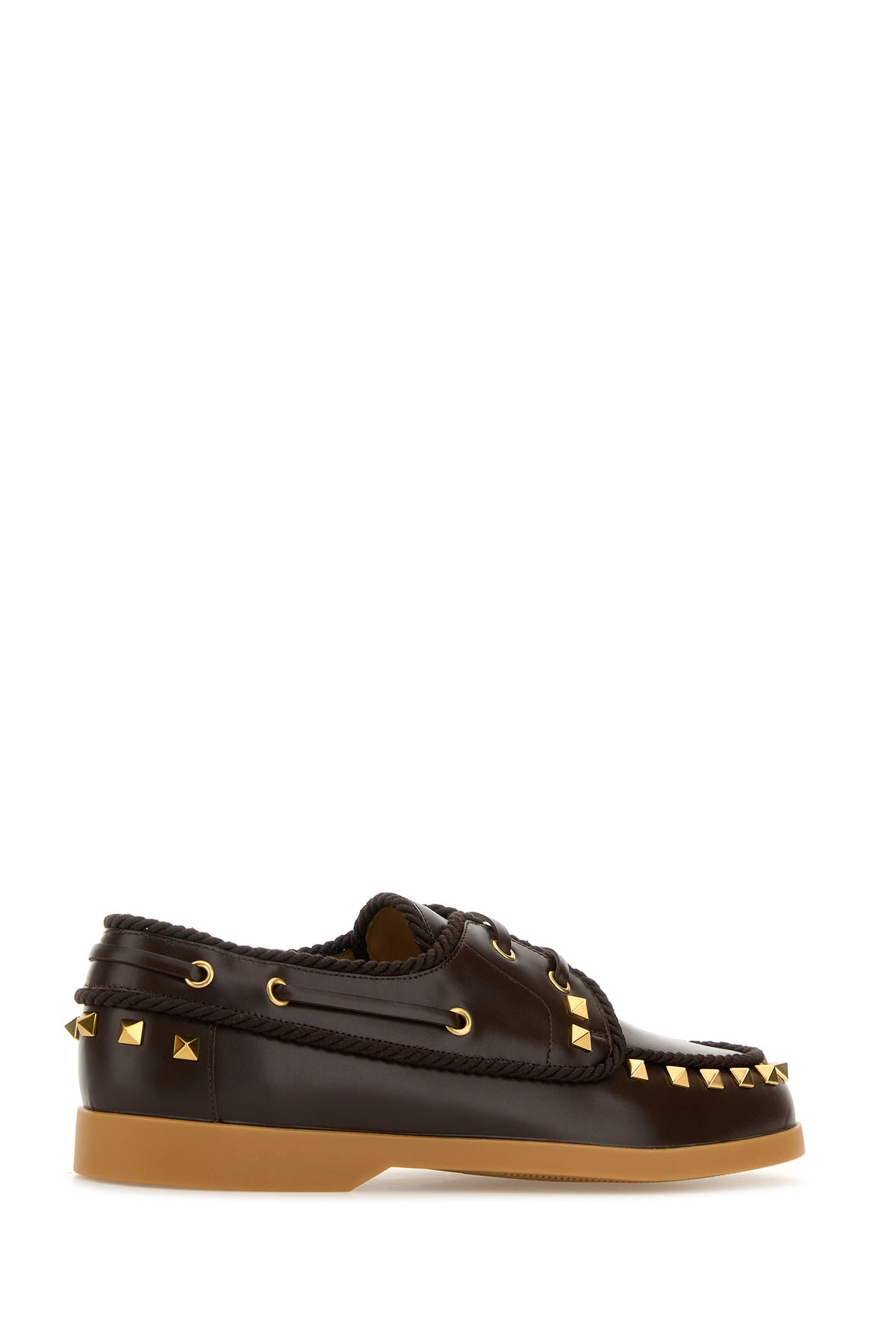 Dark brown leather loafers - 3