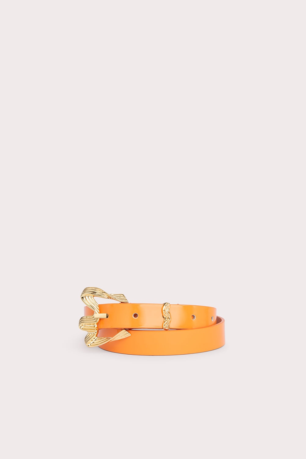 RIBBON ORANGE PATENT LEATHER - 1