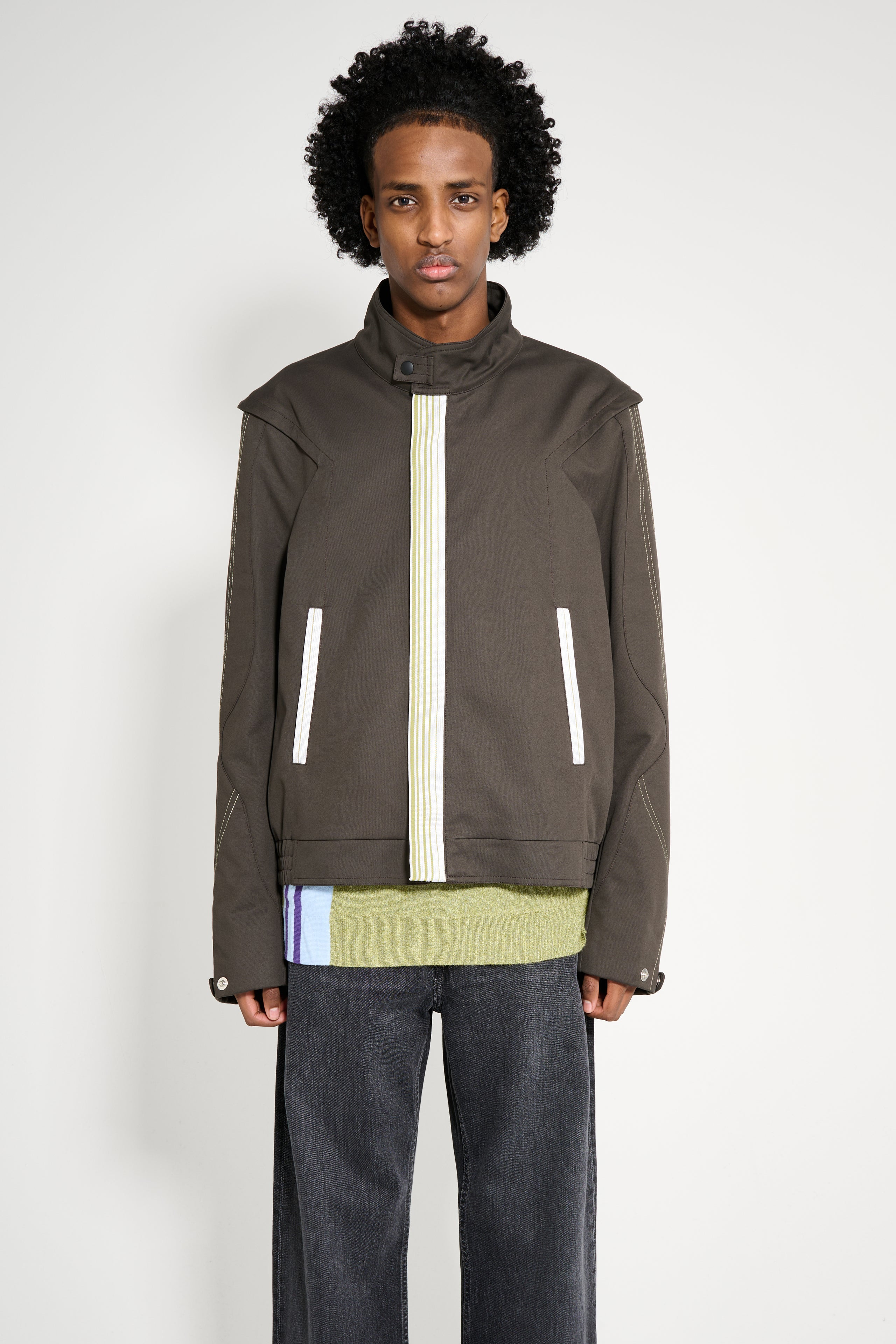 KIKO KOSTADINOV SOLIX JACKET JAVA BROWN - 1