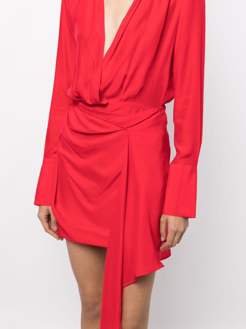 Gravia silk mini dress 5