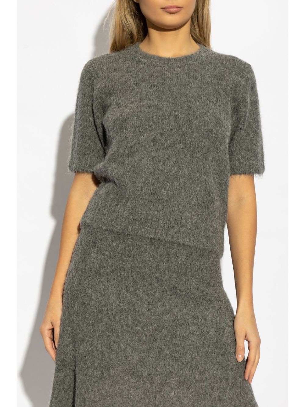 brushed-finish knit top - 3