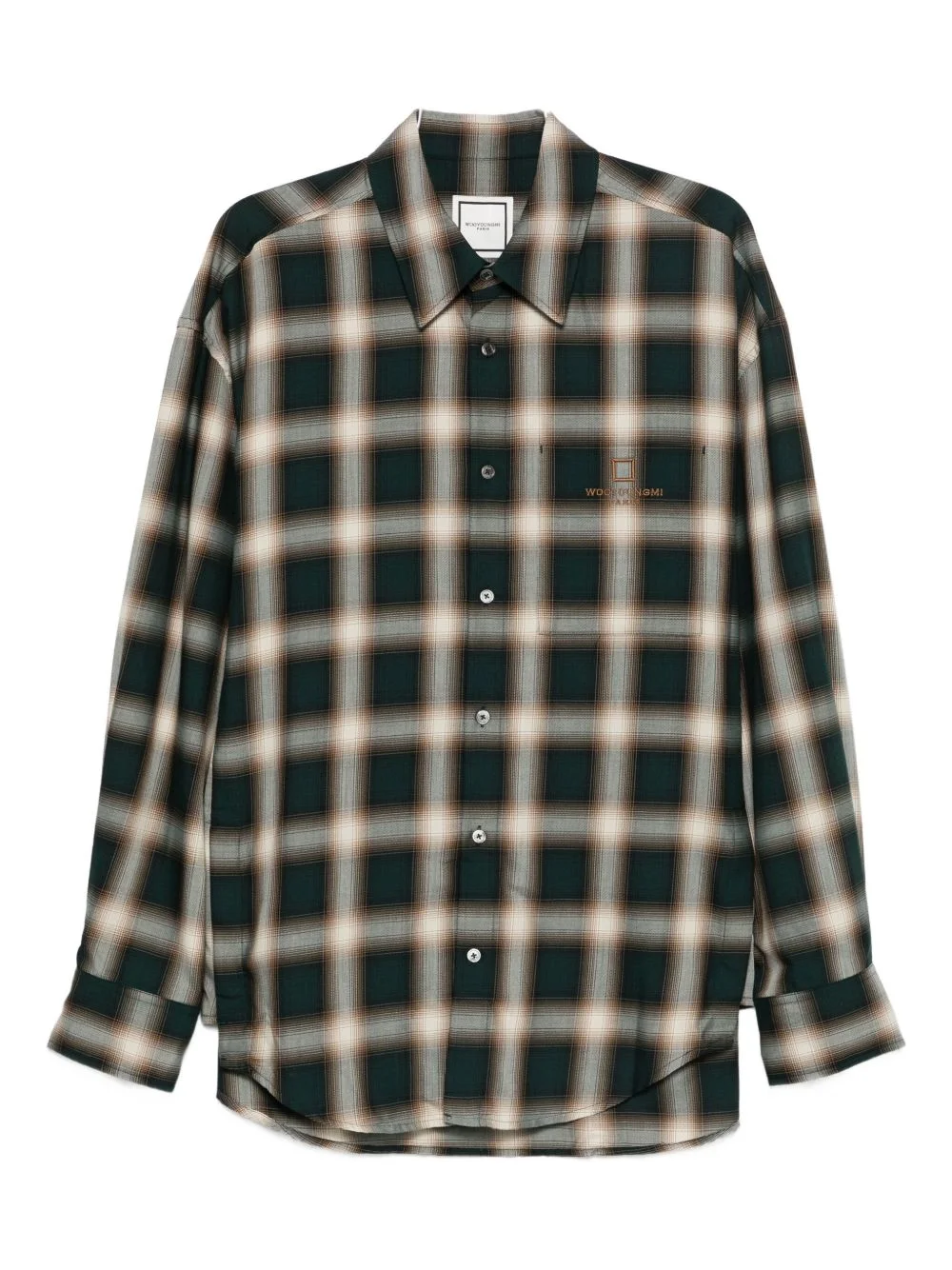 plaid pocket shirt - 1